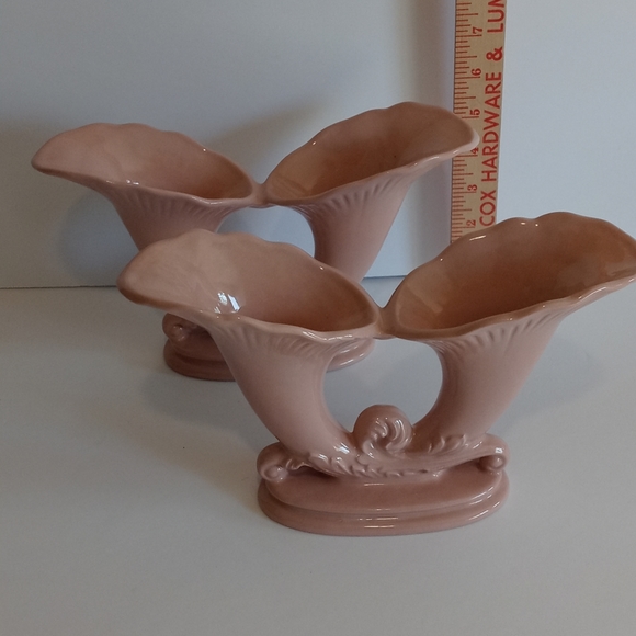 Vintage 1940's 2 Abingdon double vases. - Picture 3 of 10